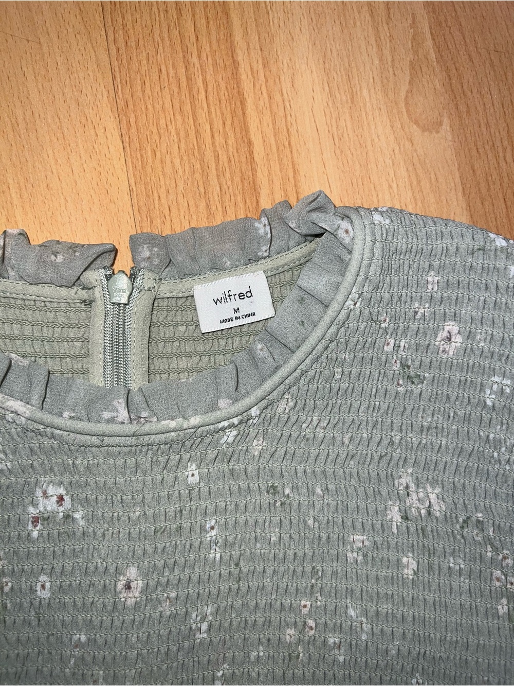 ARITZIA WILFRED Tempest Floral Sheer Sleeves Top - Picture 10 of 11